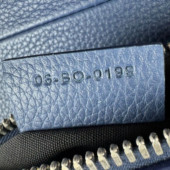 Auth Christian Dior Saddle Shoulder Bag Navy Blue Leather - z3667 - Picture 13 of 13